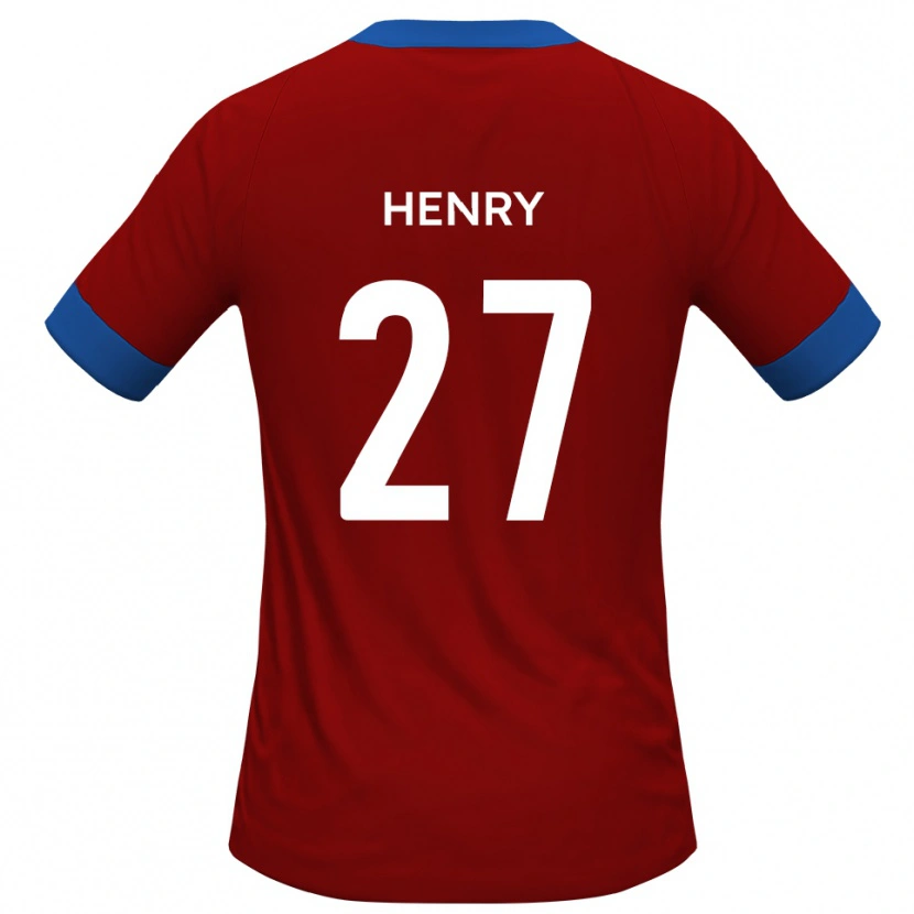 Danxen Damen James Henry #27 Rot Blau Heimtrikot Trikot 2025/26 T-Shirt Österreich