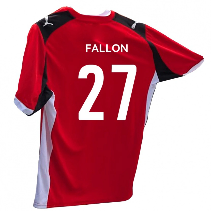 Danxen Damen Louie Fallon #27 Rot Weiß Heimtrikot Trikot 2025/26 T-Shirt Österreich