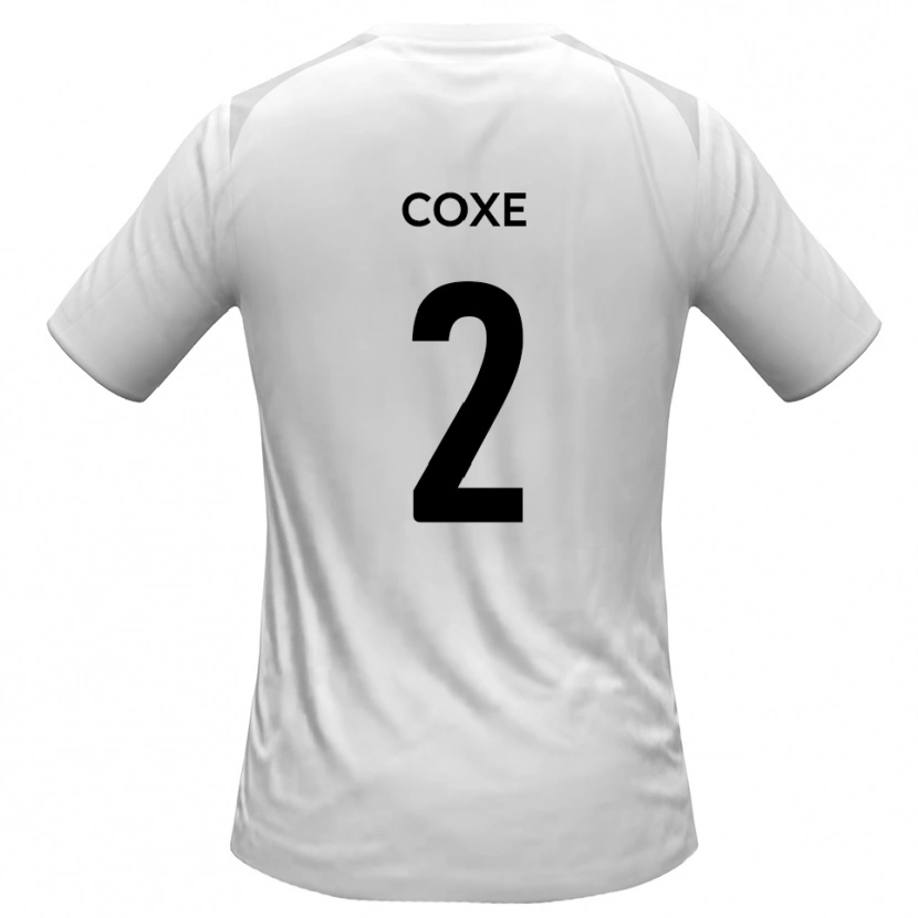 Danxen Damen Cameron Coxe #2 Weiß Grau Heimtrikot Trikot 2025/26 T-Shirt Österreich