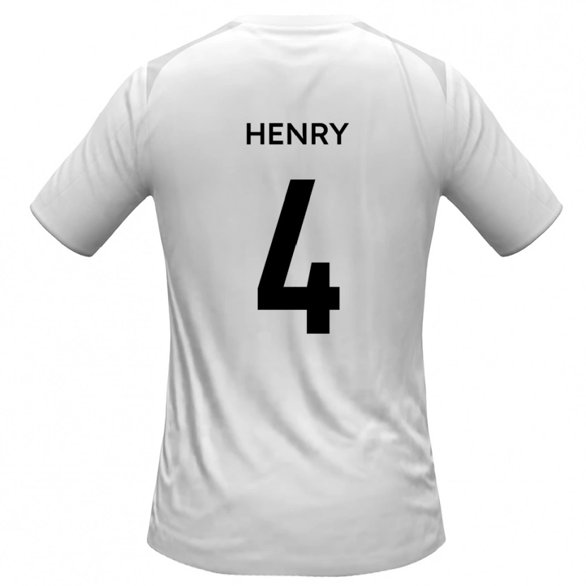 Danxen Damen Aaron Henry #4 Weiß Grau Heimtrikot Trikot 2025/26 T-Shirt Österreich