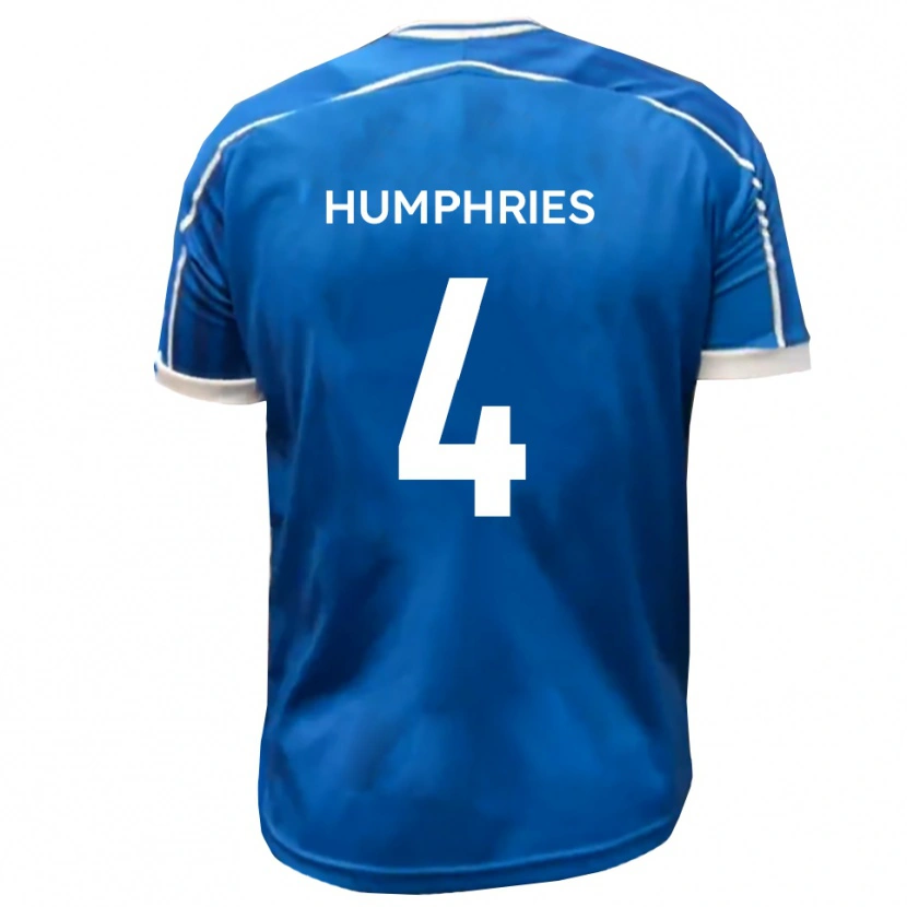 Danxen Damen Lloyd Humphries #4 Blau Weiß Heimtrikot Trikot 2025/26 T-Shirt Österreich