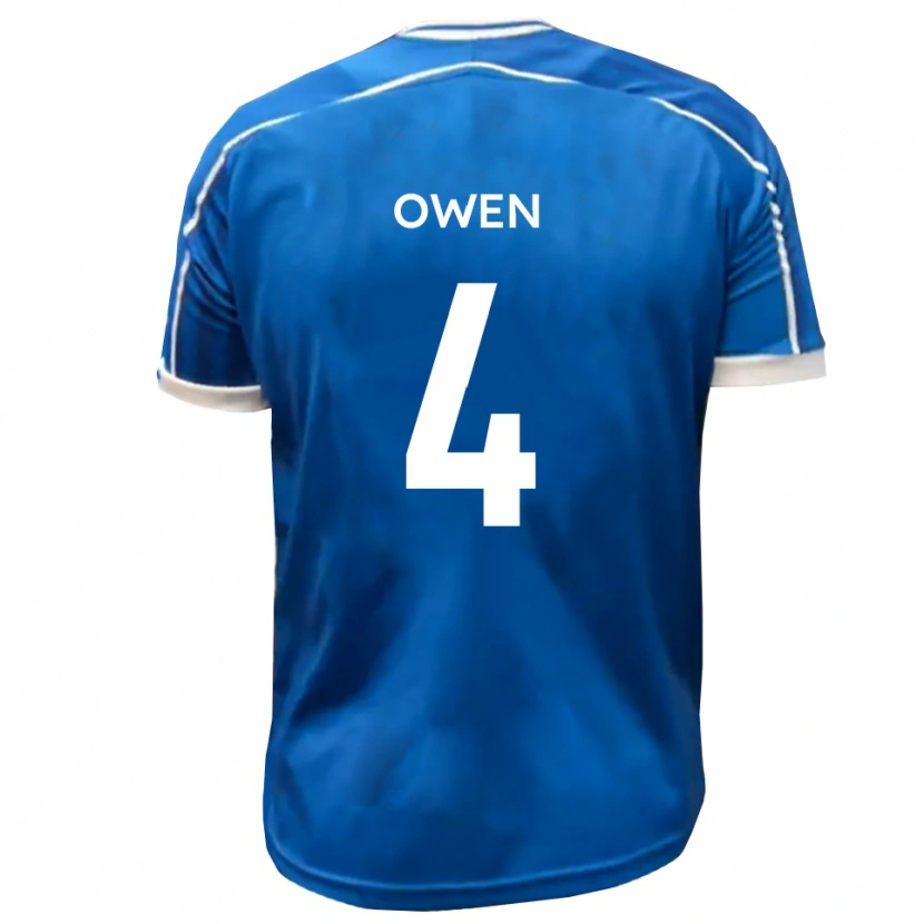 Danxen Damen Nathaniel Owen #4 Blau Weiß Heimtrikot Trikot 2025/26 T-Shirt Österreich