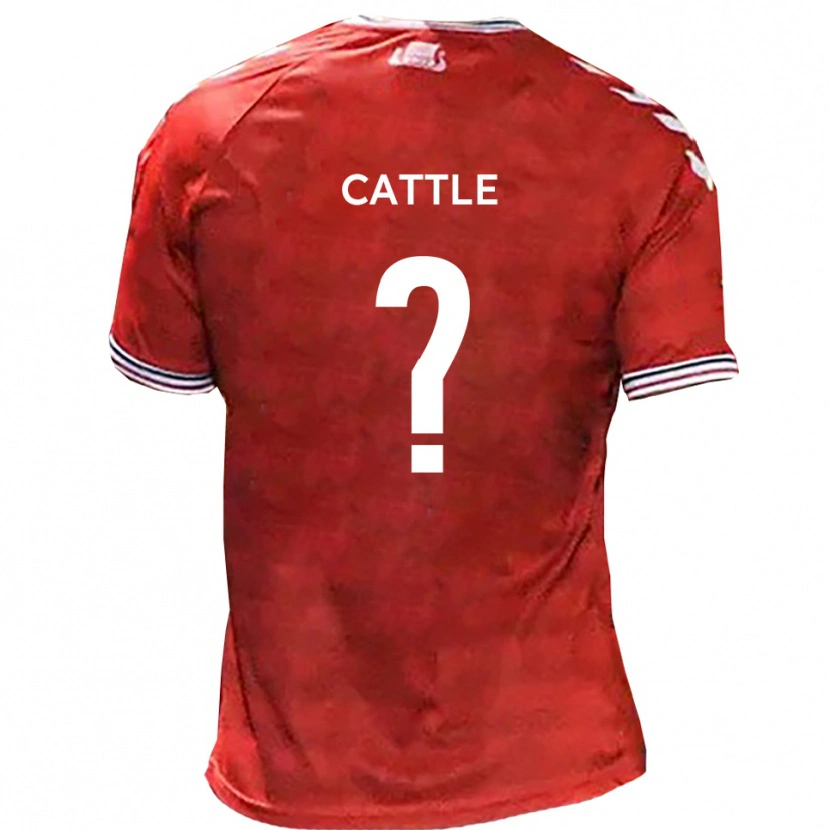 Danxen Damen Emily Cattle #0 Rot Weiß Heimtrikot Trikot 2025/26 T-Shirt Österreich