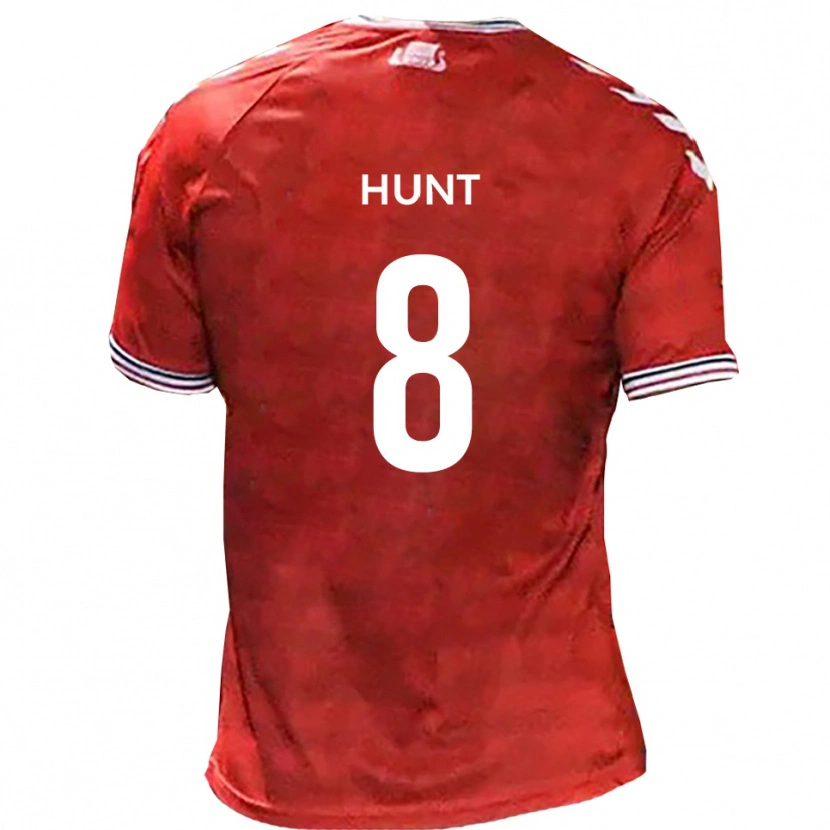 Danxen Damen Alex Hunt #8 Rot Weiß Heimtrikot Trikot 2025/26 T-Shirt Österreich