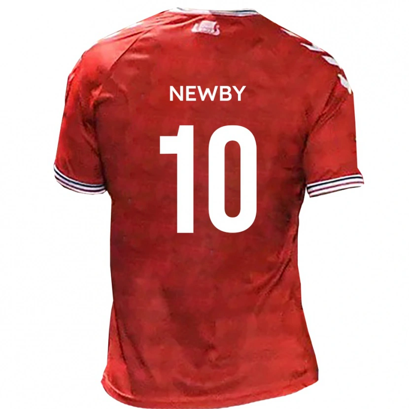 Danxen Damen Alex Newby #10 Rot Weiß Heimtrikot Trikot 2025/26 T-Shirt Österreich
