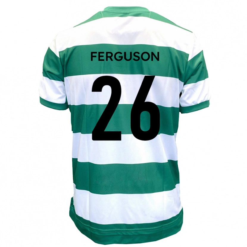 Danxen Damen Kyle Ferguson #26 Grün Weiß Heimtrikot Trikot 2025/26 T-Shirt Österreich