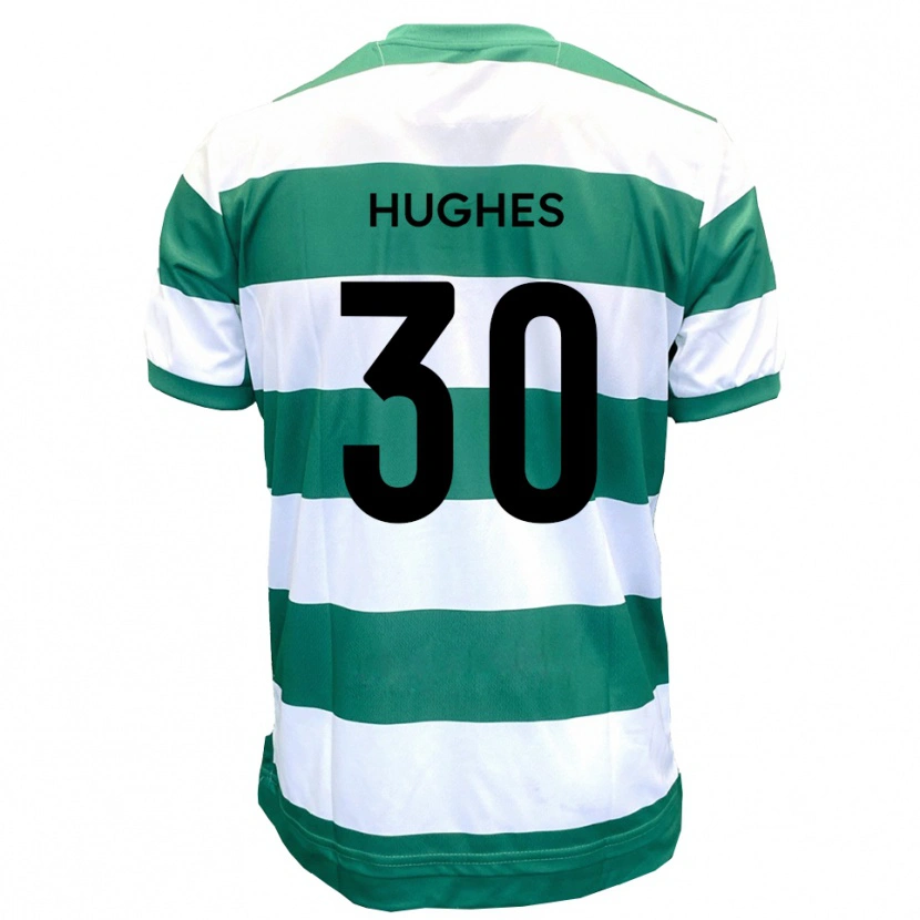 Danxen Damen Ollie Hughes #30 Grün Weiß Heimtrikot Trikot 2025/26 T-Shirt Österreich
