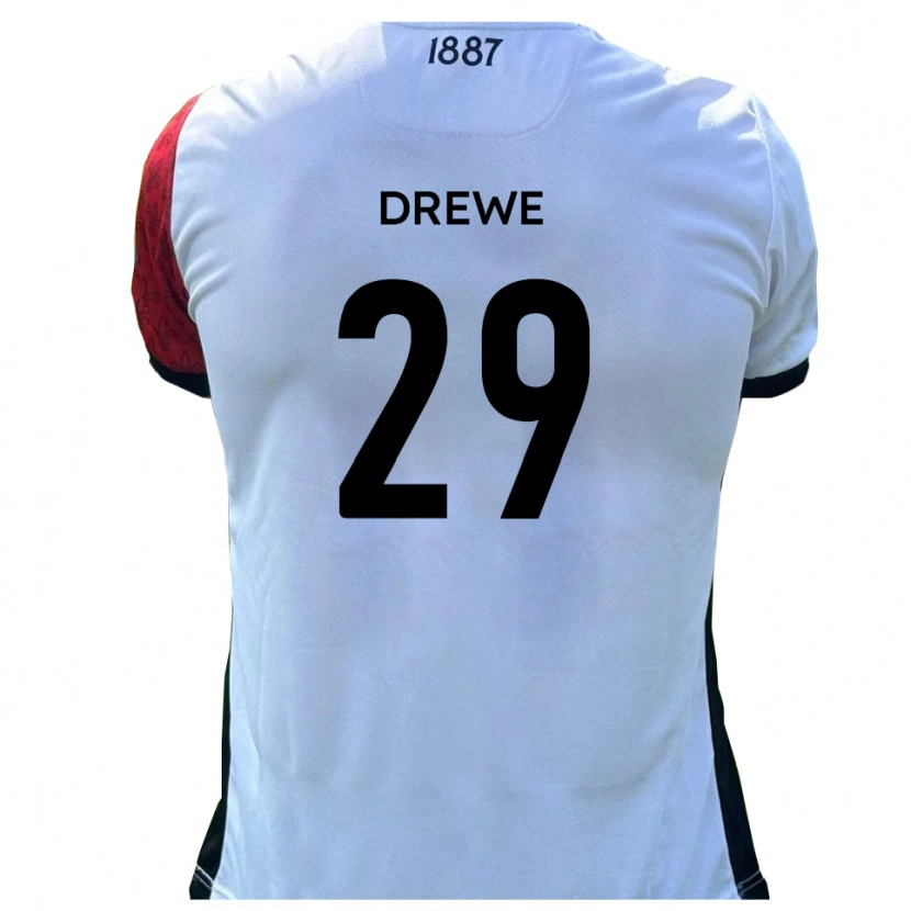 Danxen Damen Aaron Drewe #29 Rot Weiß Heimtrikot Trikot 2025/26 T-Shirt Österreich