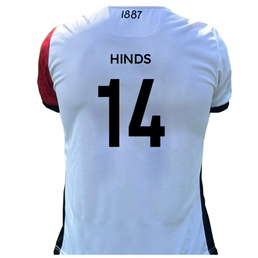 Danxen Damen Tariq Hinds #14 Rot Weiß Heimtrikot Trikot 2025/26 T-Shirt Österreich