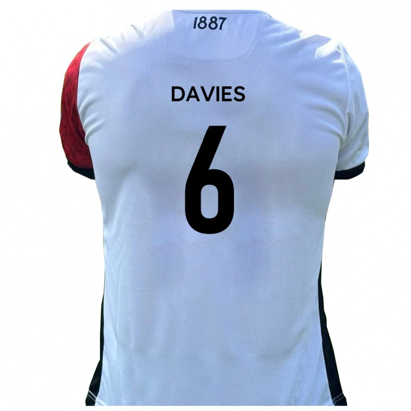 Danxen Damen Dillan Davies #6 Rot Weiß Heimtrikot Trikot 2025/26 T-Shirt Österreich