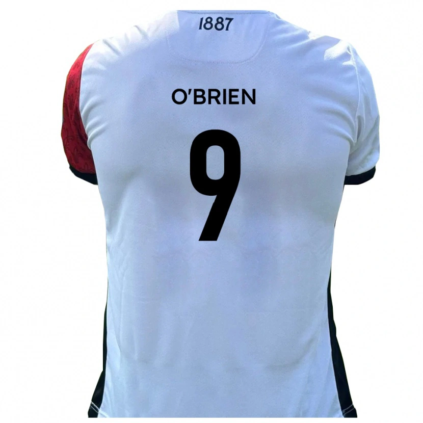 Danxen Damen Aiden O'brien #9 Rot Weiß Heimtrikot Trikot 2025/26 T-Shirt Österreich