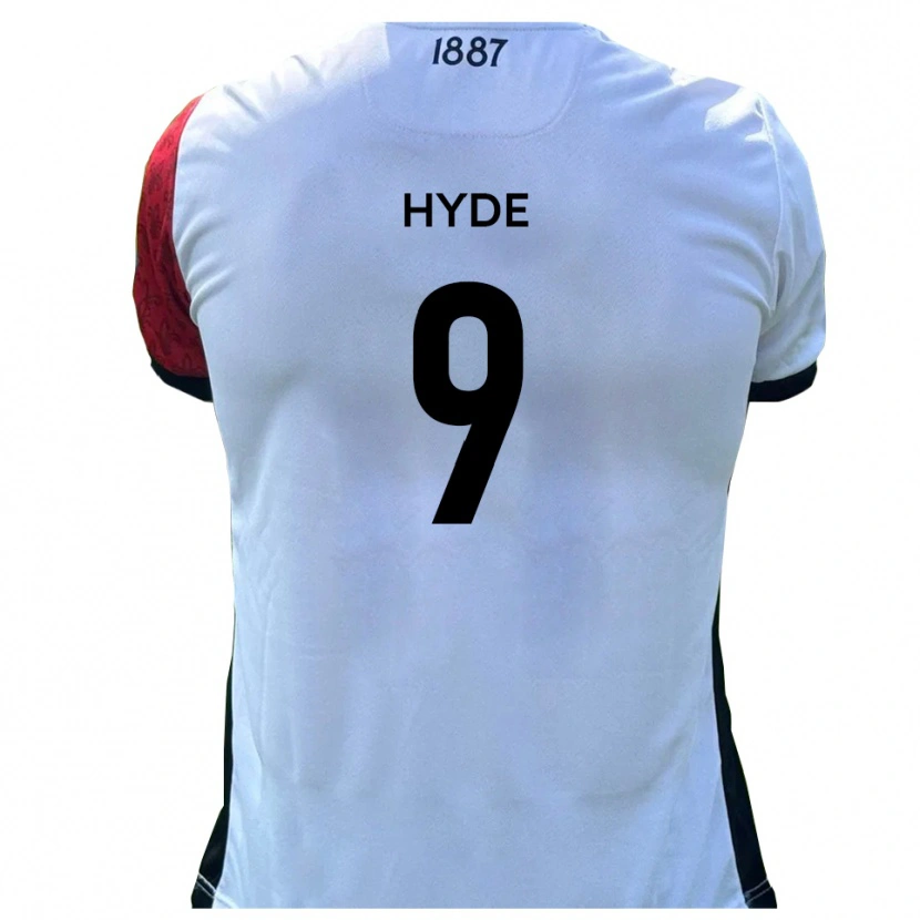 Danxen Damen Jake Hyde #9 Rot Weiß Heimtrikot Trikot 2025/26 T-Shirt Österreich