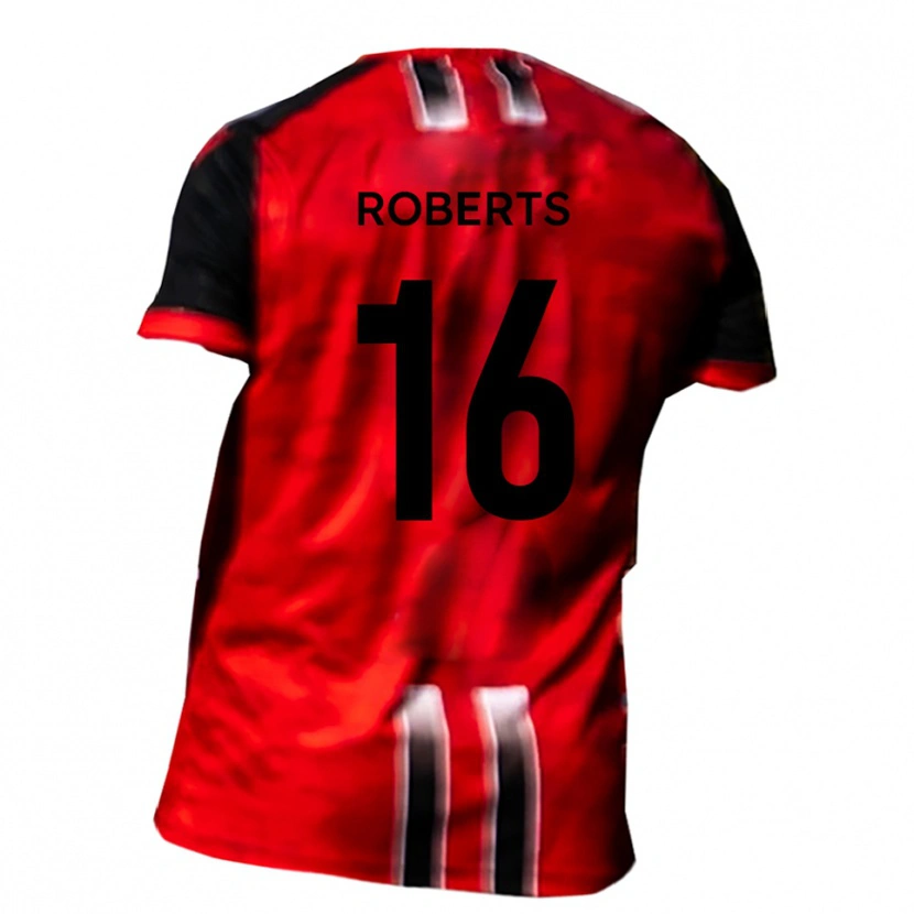 Danxen Damen Tyler Roberts #16 Rot Schwarz Heimtrikot Trikot 2025/26 T-Shirt Österreich