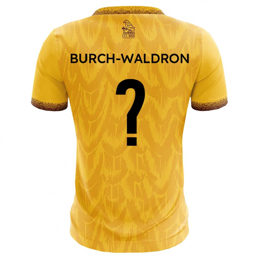 Danxen Damen K'shaela Burch-Waldron #0 Gelb Braun Heimtrikot Trikot 2025/26 T-Shirt Österreich
