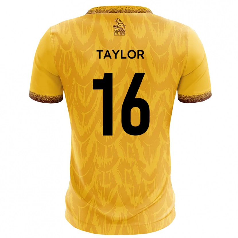 Danxen Damen Jack Taylor #16 Gelb Braun Heimtrikot Trikot 2025/26 T-Shirt Österreich