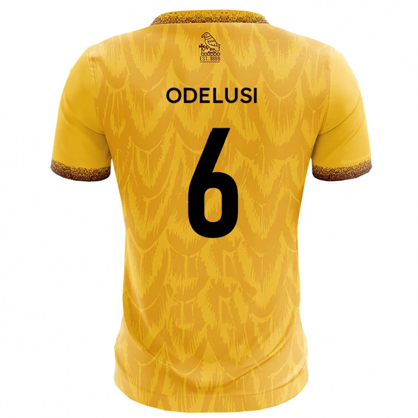Danxen Damen Siju Odelusi #6 Gelb Braun Heimtrikot Trikot 2025/26 T-Shirt Österreich