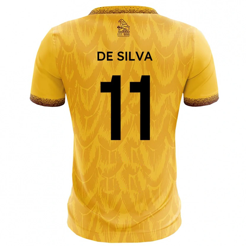 Danxen Damen Dillon De Silva #11 Gelb Braun Heimtrikot Trikot 2025/26 T-Shirt Österreich