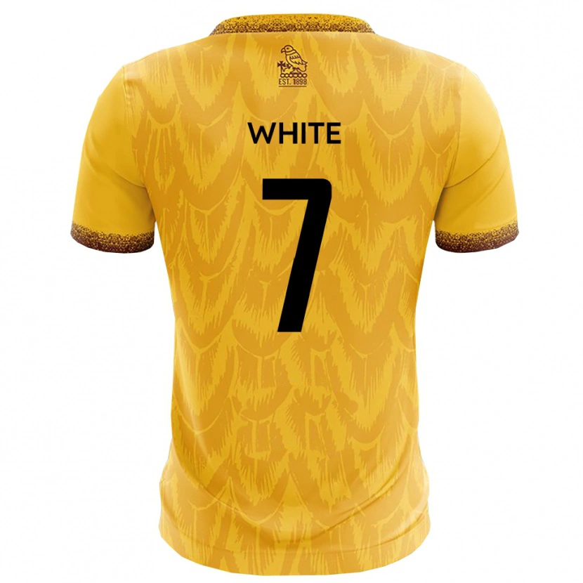 Danxen Damen Jaiden White #7 Gelb Braun Heimtrikot Trikot 2025/26 T-Shirt Österreich