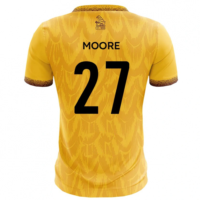 Danxen Damen Liam Moore #27 Gelb Braun Heimtrikot Trikot 2025/26 T-Shirt Österreich