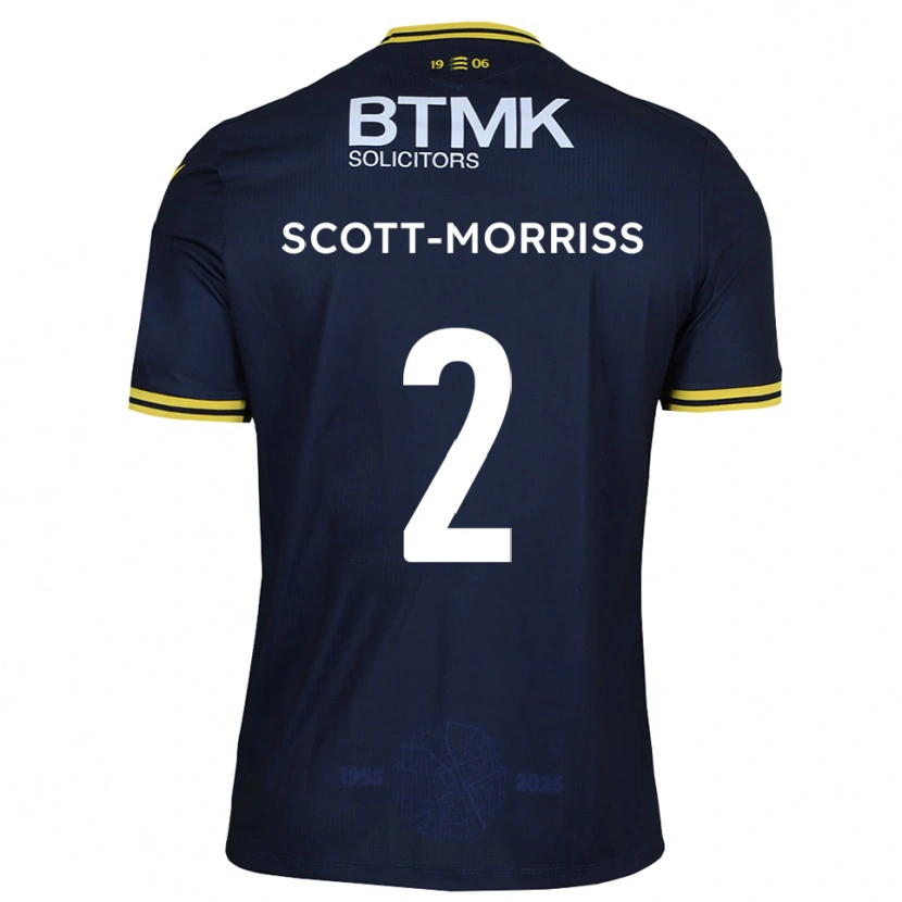 Danxen Damen Gus Scott-Morriss #2 Marine Gelb Heimtrikot Trikot 2025/26 T-Shirt Österreich