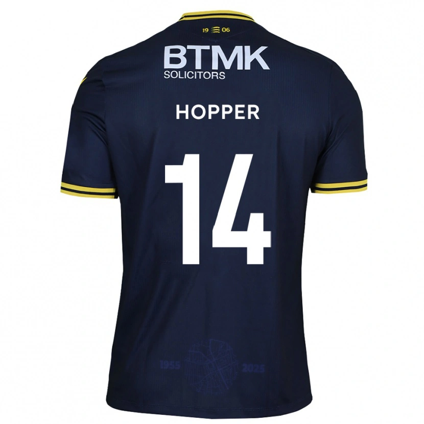 Danxen Damen Tom Hopper #14 Marine Gelb Heimtrikot Trikot 2025/26 T-Shirt Österreich