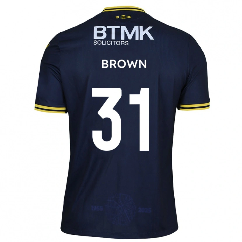 Danxen Damen Charlie Brown #31 Marine Gelb Heimtrikot Trikot 2025/26 T-Shirt Österreich