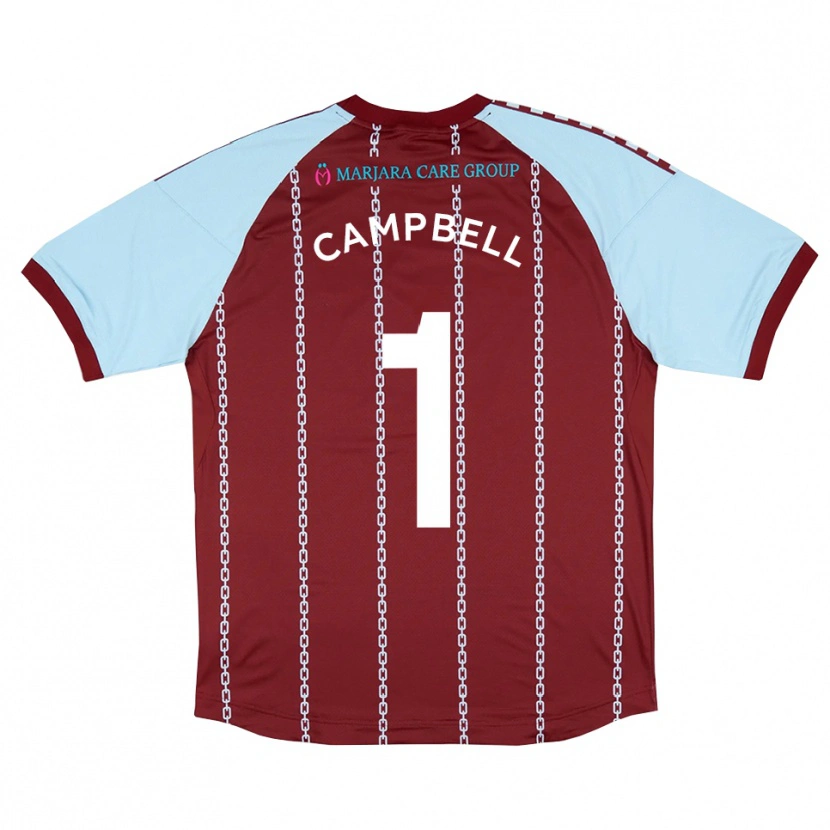 Danxen Damen Maison Campbell #1 Himmelblau Rostrot Heimtrikot Trikot 2025/26 T-Shirt Österreich