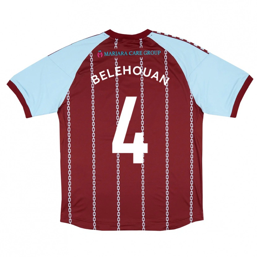Danxen Damen Jean Belehouan #4 Himmelblau Rostrot Heimtrikot Trikot 2025/26 T-Shirt Österreich