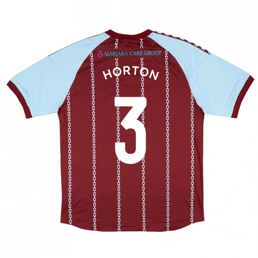 Danxen Damen Branden Horton #3 Himmelblau Rostrot Heimtrikot Trikot 2025/26 T-Shirt Österreich