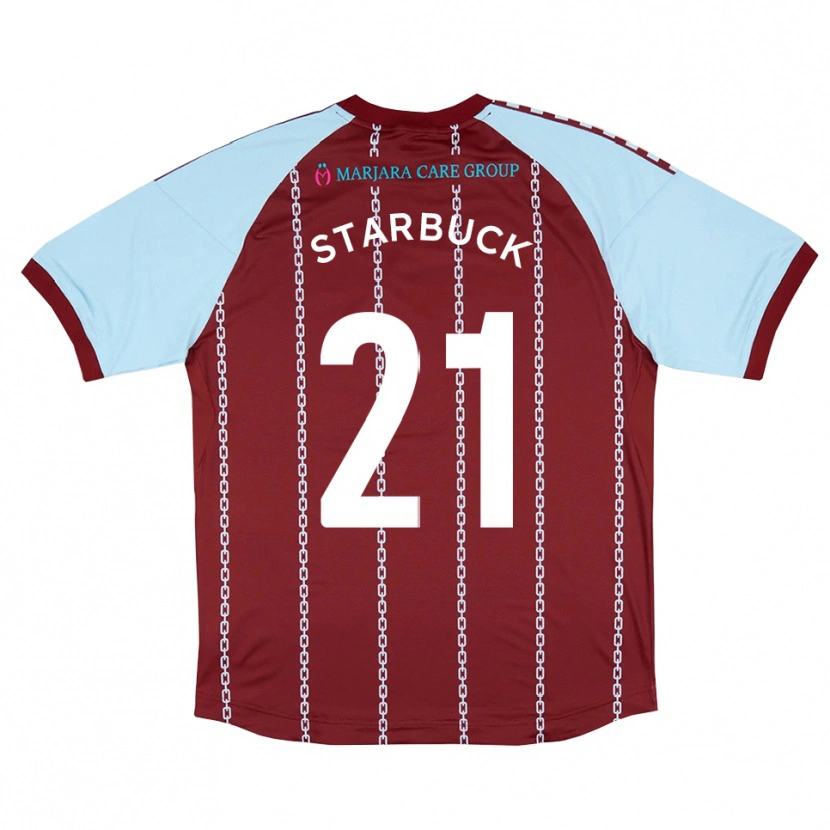 Danxen Damen Joe Starbuck #21 Himmelblau Rostrot Heimtrikot Trikot 2025/26 T-Shirt Österreich