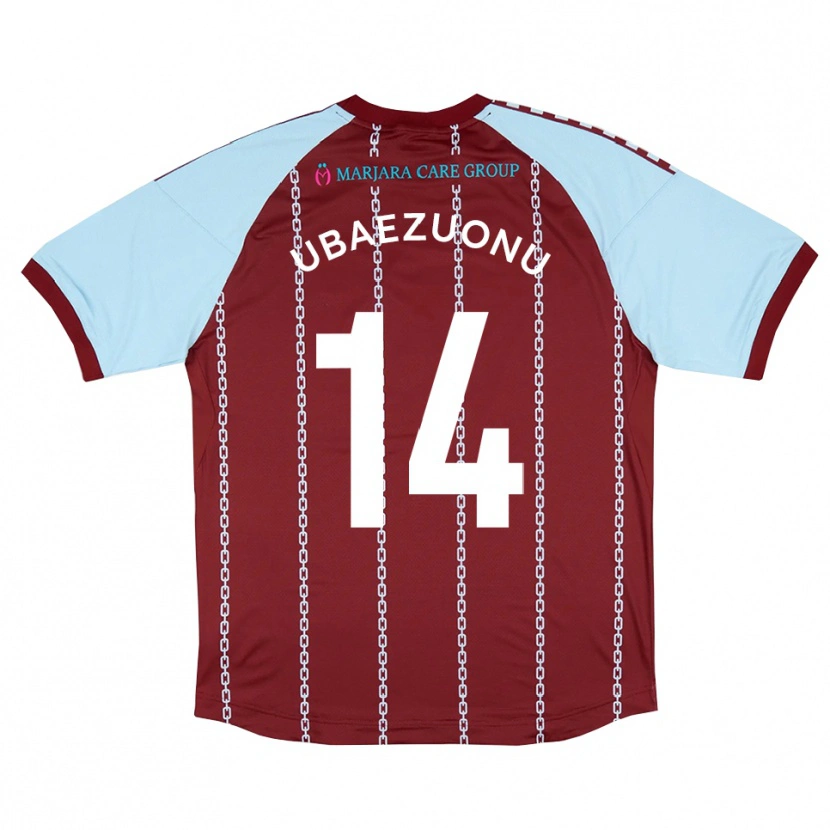 Danxen Damen Carlton Ubaezuonu #14 Himmelblau Rostrot Heimtrikot Trikot 2025/26 T-Shirt Österreich