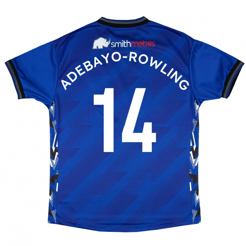 Danxen Damen Tobi Adebayo-Rowling #14 Blau Weiß Heimtrikot Trikot 2025/26 T-Shirt Österreich