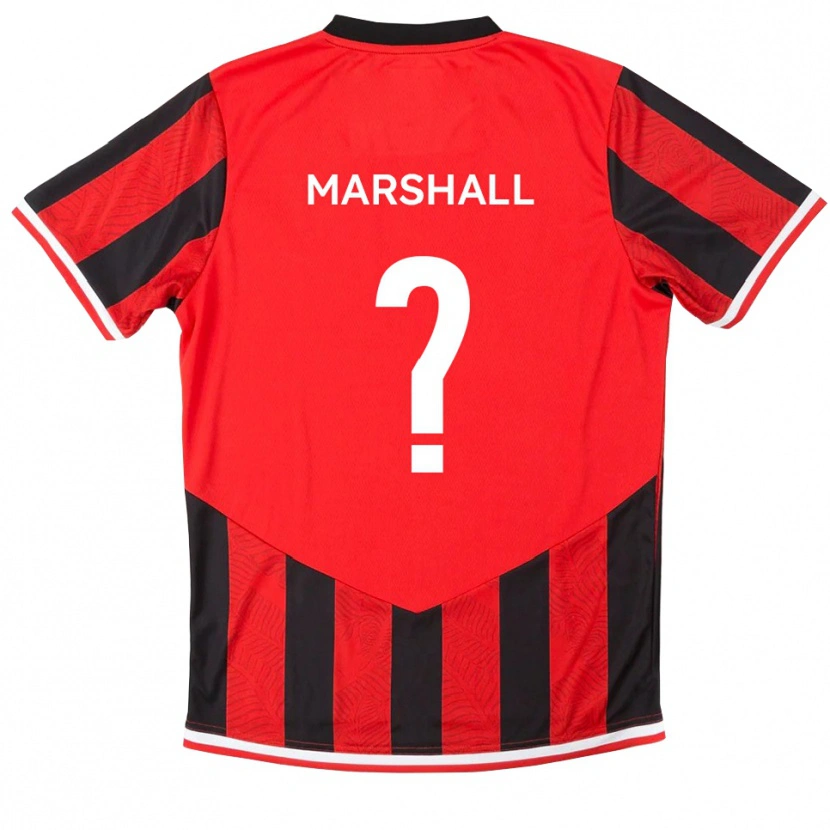 Danxen Damen Daisy Marshall #0 Rot Schwarz Heimtrikot Trikot 2025/26 T-Shirt Österreich