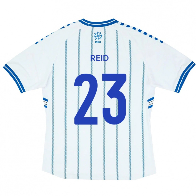 Danxen Damen Alex Reid #23 Weiß Blau Heimtrikot Trikot 2025/26 T-Shirt Österreich