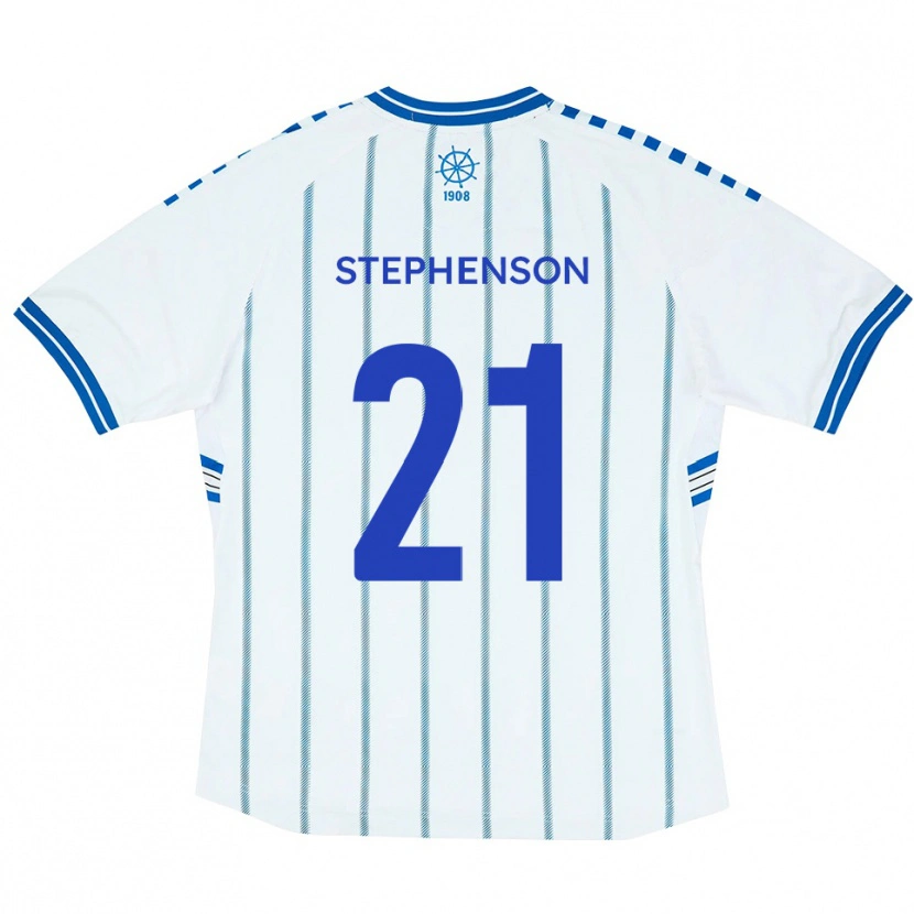 Danxen Damen Louis Stephenson #21 Weiß Blau Heimtrikot Trikot 2025/26 T-Shirt Österreich