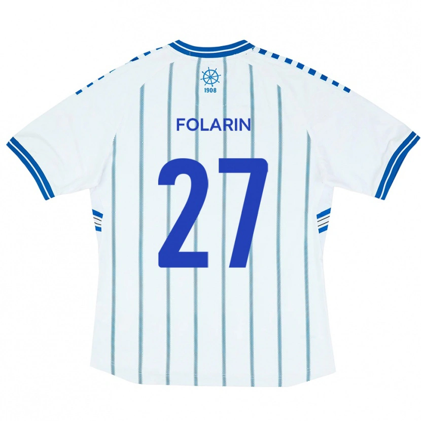 Danxen Damen Sam Folarin #27 Weiß Blau Heimtrikot Trikot 2025/26 T-Shirt Österreich
