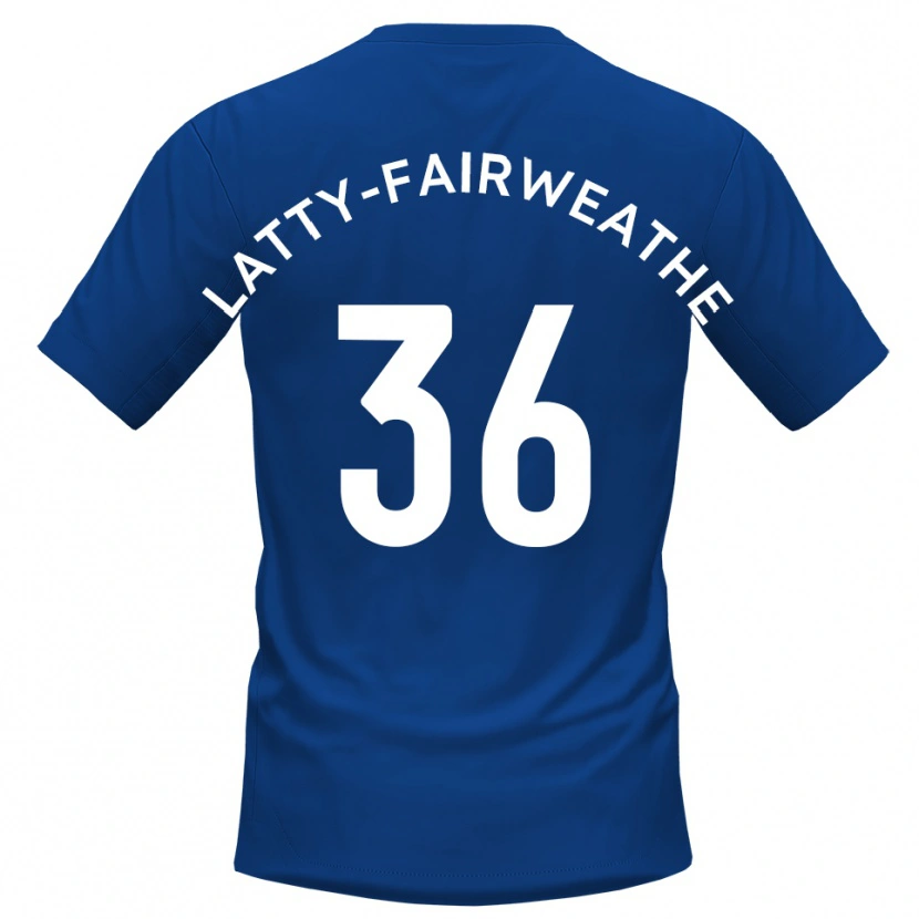 Danxen Damen Thierry Latty-Fairweather #36 Blau Weiß Heimtrikot Trikot 2025/26 T-Shirt Österreich