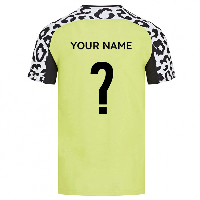 Danxen Damen Ihren Namen #0 Fluoreszierendes Gelb Heimtrikot Trikot 2025/26 T-Shirt Österreich