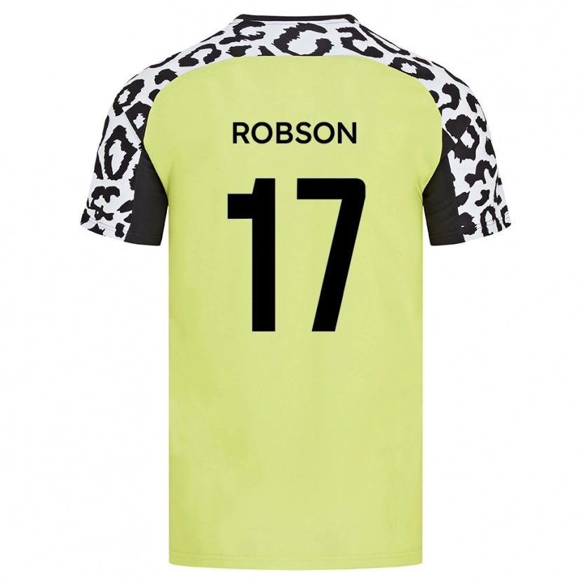 Danxen Damen Jamie Robson #17 Fluoreszierendes Gelb Heimtrikot Trikot 2025/26 T-Shirt Österreich