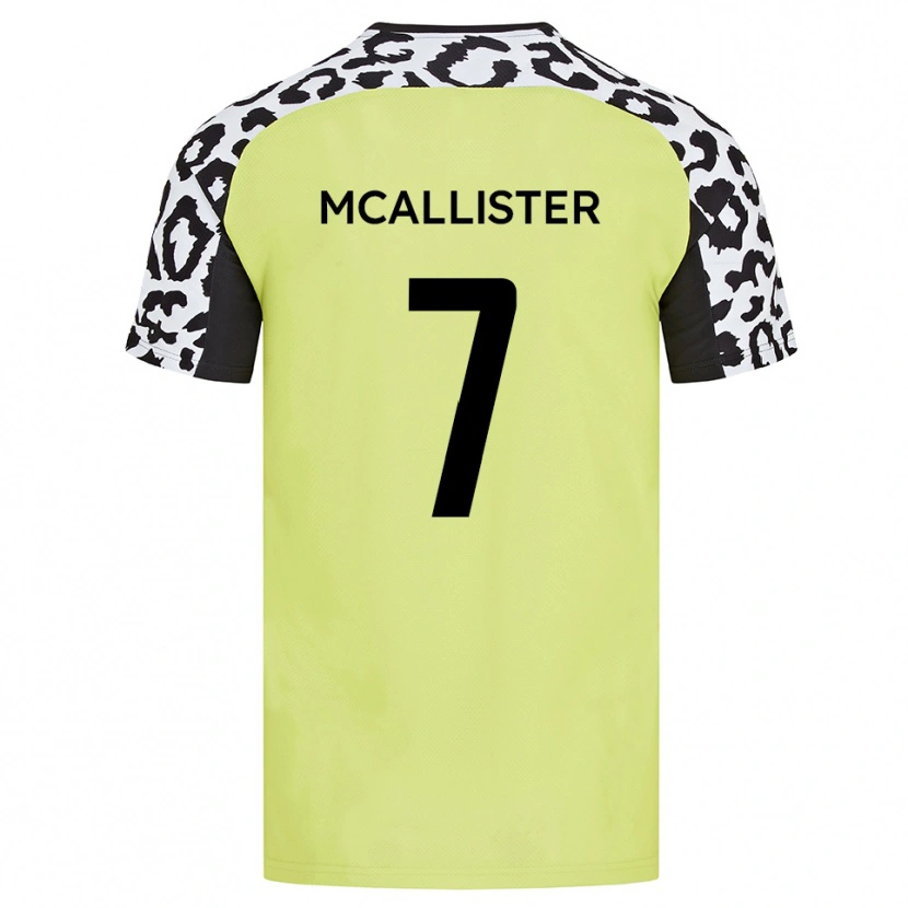 Danxen Damen Kyle Mcallister #7 Fluoreszierendes Gelb Heimtrikot Trikot 2025/26 T-Shirt Österreich