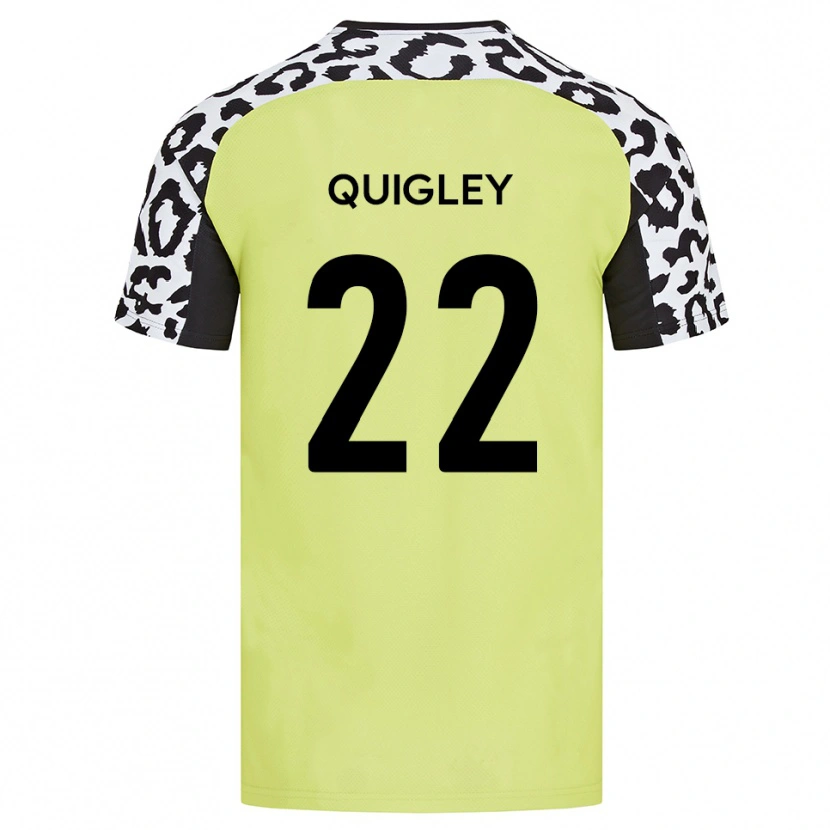 Danxen Damen Joe Quigley #22 Fluoreszierendes Gelb Heimtrikot Trikot 2025/26 T-Shirt Österreich