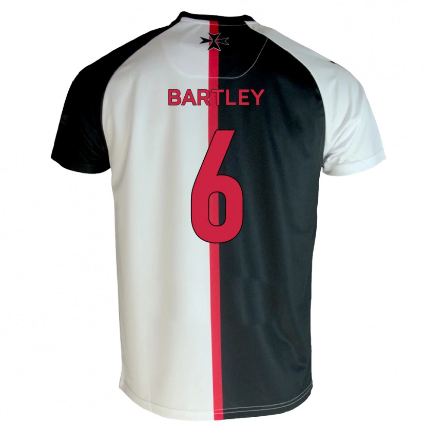 Danxen Damen Ryan Bartley #6 Weiß Schwarz Heimtrikot Trikot 2025/26 T-Shirt Österreich