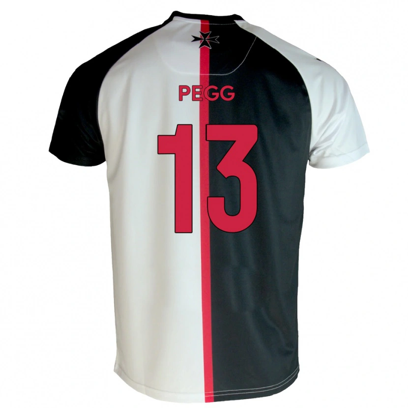 Danxen Damen Lewis Pegg #13 Weiß Schwarz Heimtrikot Trikot 2025/26 T-Shirt Österreich