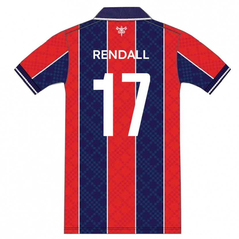 Danxen Damen Trent Rendall #17 Rot Marine Heimtrikot Trikot 2025/26 T-Shirt Österreich