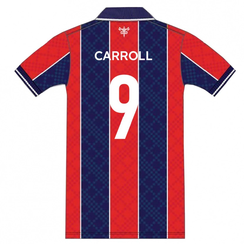 Danxen Damen Andy Carroll #9 Rot Marine Heimtrikot Trikot 2025/26 T-Shirt Österreich