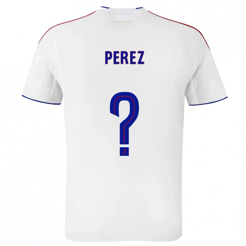 Danxen Damen Axel Perez #0 Weiß Rot Heimtrikot Trikot 2025/26 T-Shirt Österreich