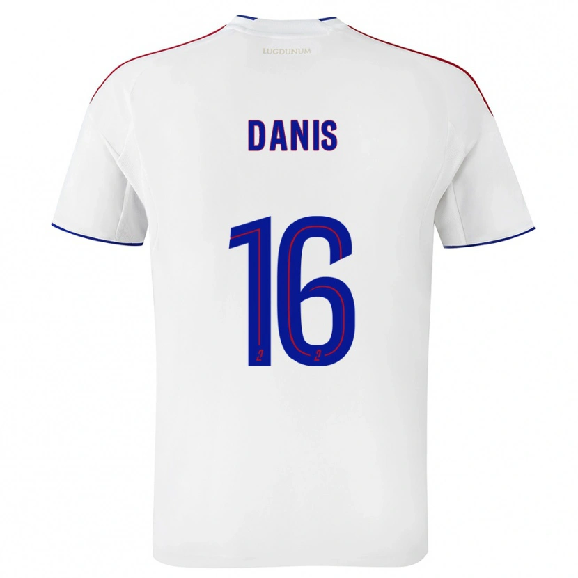 Danxen Damen Adrien Danis #16 Weiß Rot Heimtrikot Trikot 2025/26 T-Shirt Österreich