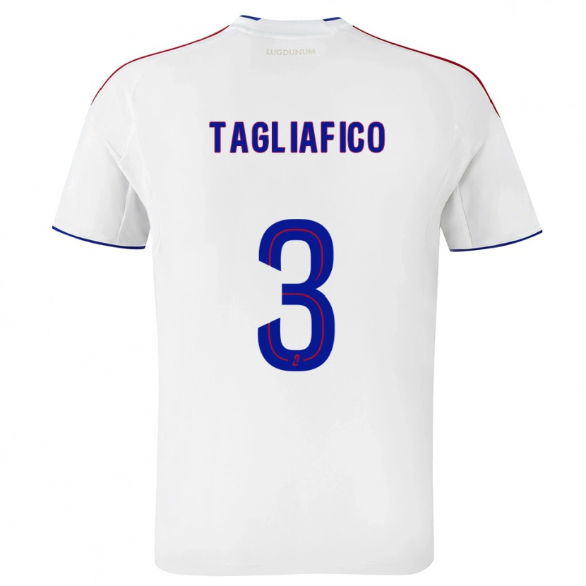 Danxen Damen Nicolás Tagliafico #3 Weiß Rot Heimtrikot Trikot 2025/26 T-Shirt Österreich