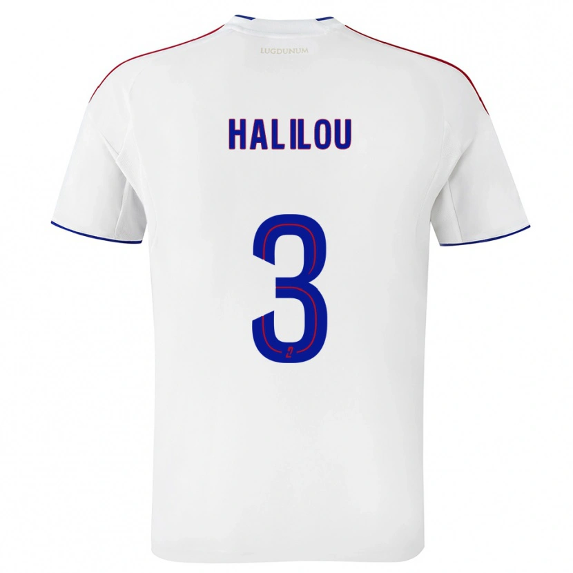 Danxen Damen Ibrahim Halilou #3 Weiß Rot Heimtrikot Trikot 2025/26 T-Shirt Österreich
