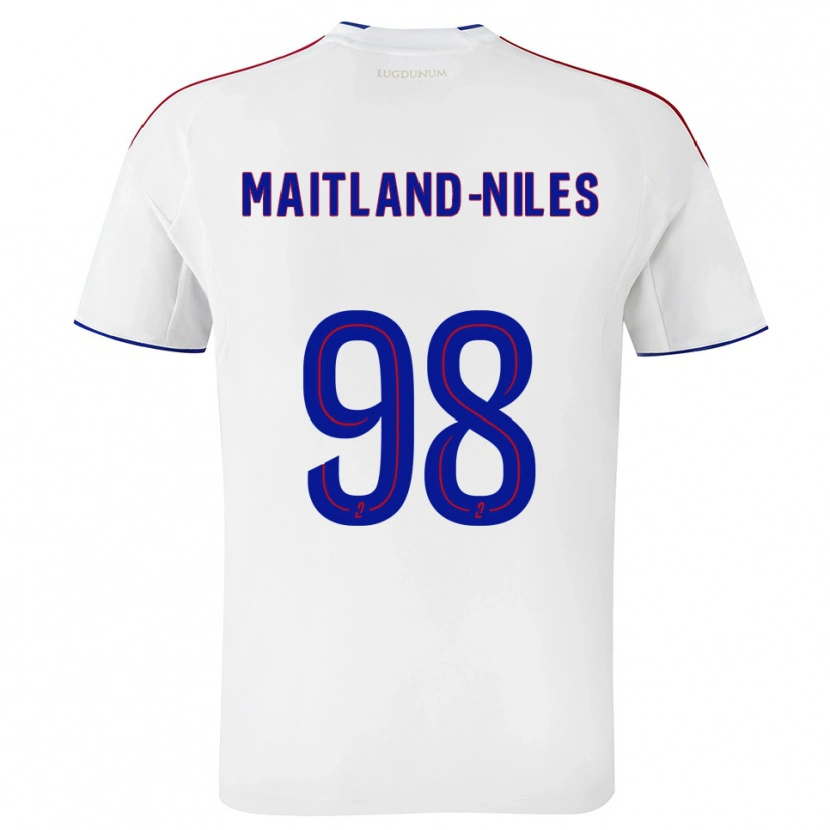 Danxen Damen Ainsley Maitland-Niles #98 Weiß Rot Heimtrikot Trikot 2025/26 T-Shirt Österreich